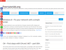 Tablet Screenshot of free-tutorials.org
